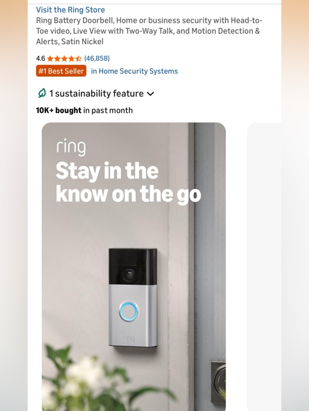 Ring Battery Doorbell